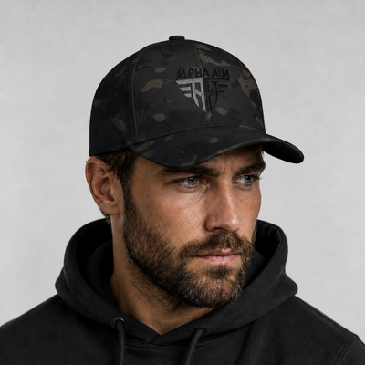 Alpha Aim « Black Camo Recon » Casquette