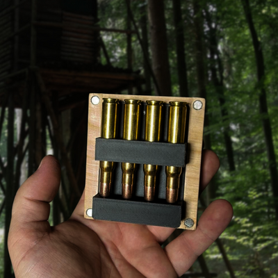 Waidmannswerk - Boîte de Munitions en Bois de Cerisier