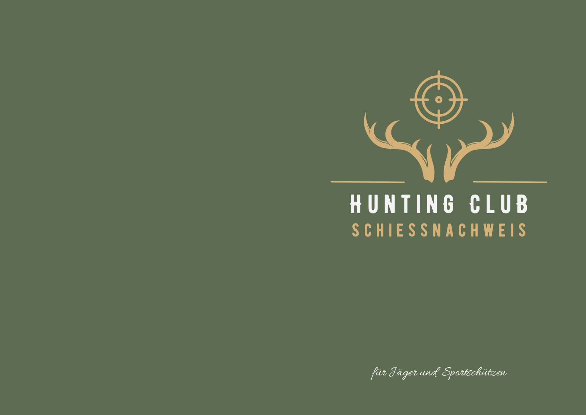 Hunting Club - ALPHA AIM - Schießbücher