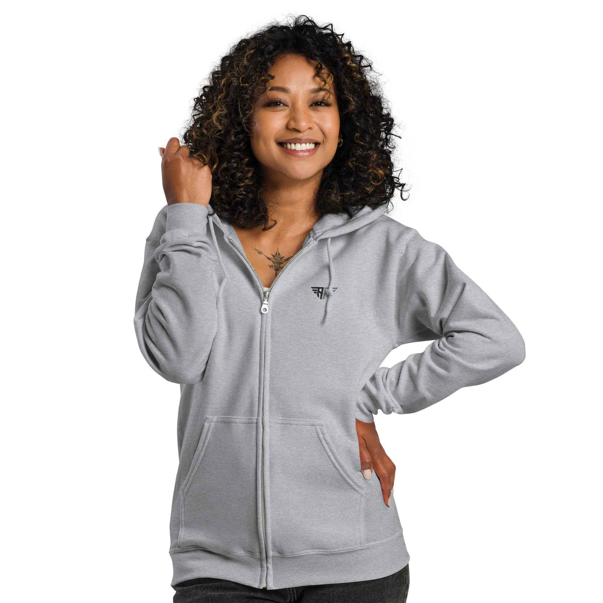 Unisex Heavy-Blend Zip Hoodie